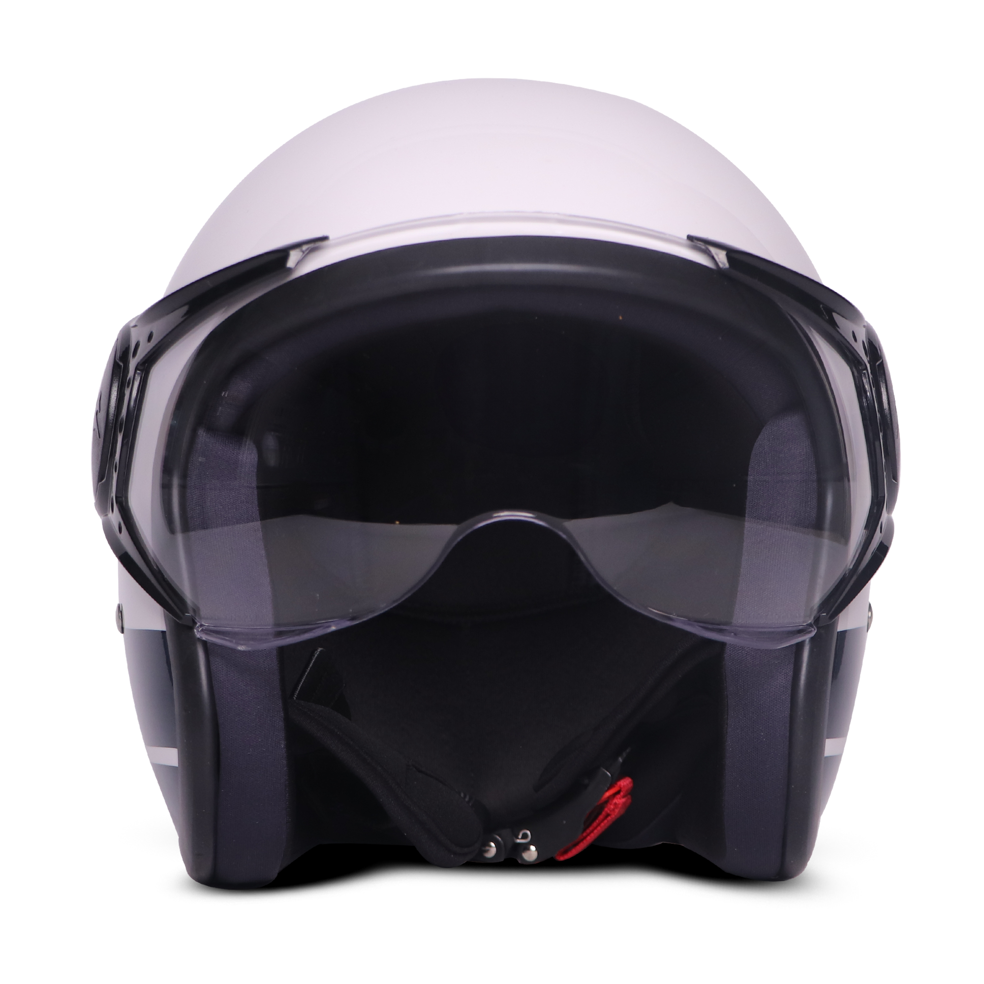 TVS J110 Half Face Helmet, Starlight Blue Gloss
